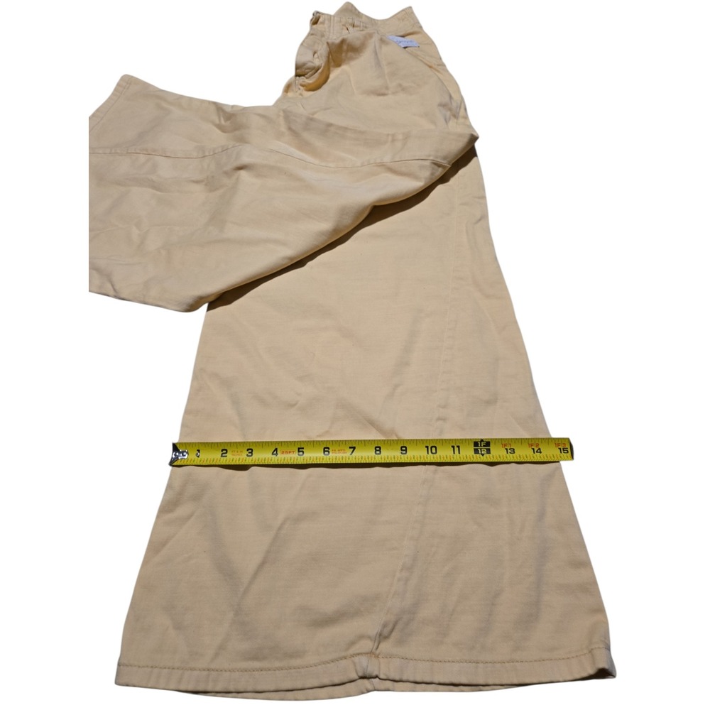 Free People Light As Spring Wide Leg Pleated Pants Straw High Rise Size 2 NEW - Picture 8 of 15